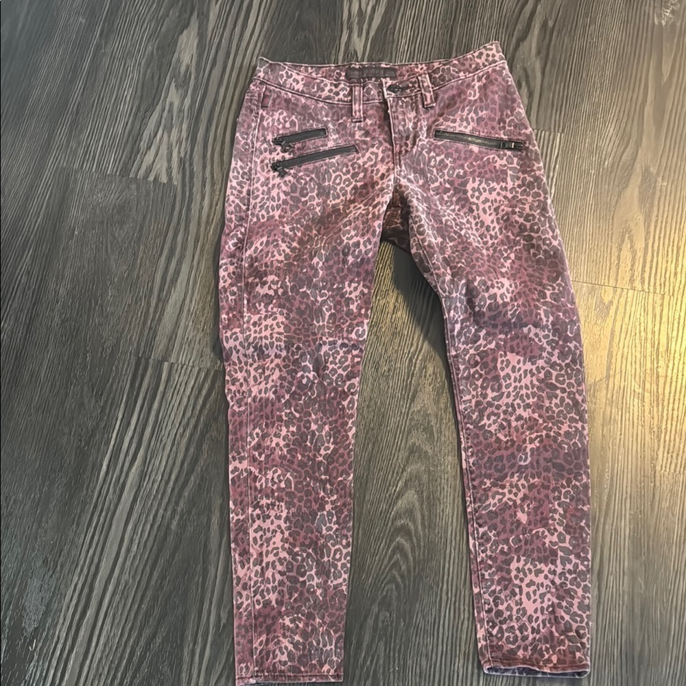 🍍ROCK REPUBLIC ANIMAL PRINT SKINNY JEANS🍍SZ 8🍍25” inseam🍍